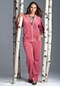 Jessica London Plus Size Velour Jog Set