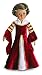 Avalon Christmas Doll Outfit ~ Includes Velvet and Gold Dress, Shoes and Hair Decoration and Fits the 18 Slim All Vinyl Dolls Like Carpatina, Magic Attic & Stardust Classics