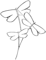 14K White Gold Diamond Dragonfly Brooch - 0.20 Ct. -- LIFETIME WARRANTY