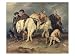 The Deerstalkers' Return, 1827 Art Giclee Poster Print by Edwin Henry Landseer, 12x9