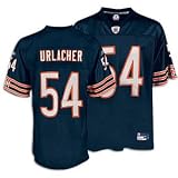 Brian Urlacher Reebok NFL Navy Replica Chicago Bears Jersey, Large