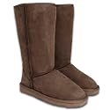 UGG Australia アグ オーストラリア ムートンブーツ 5815 Classic Tall Chocolate クラシック トール チョコレート シープスキン　サイズUS5 [並行輸入品]