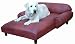 Memory Foam Orthopedic Dog Chaise Lounge Bed 36