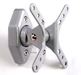 CHEETAH MOUNTS LCD TV/MONITOR TILT AND SWIVEL WALL MOUNT VESA 100 SILVER