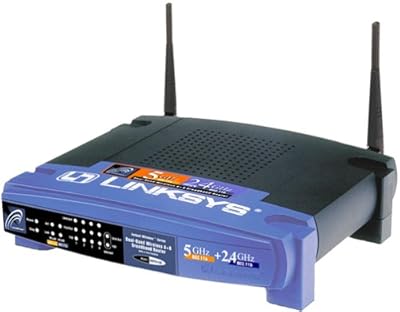 Cisco-Linksys WRT51AB Dual-Band Wireless A+B Access Point + Router with 4-Port 10/100 Switch