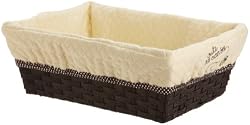 Kids Line Cute as Can Bee Basket With Liner, Yellow