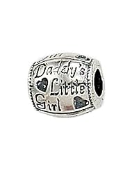 Zable(tm) Sterling Silver Daddys Little Girl Bead / Charm