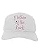 TOOLOUD Mother of The Bride - Diamond - Color Adult Baseball Cap Hat - White