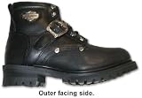 Harley Davidson FADED GLORY WOMENS Boots BLK D81024