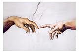 Michaelangelo s Creation Of Adam (Hands) Poster