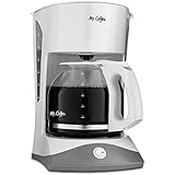 Mr. Coffee SK12 12-Cup Manual Coffeemaker, White
