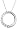 10k White Gold Diamond Journey Half-Circle Pendant (1/6 cttw, H-I Color, I3 Clarity)