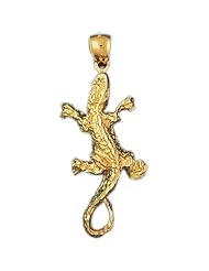 CleverEves 14K Gold Pendant Lizard 4.9 - Gram(s)