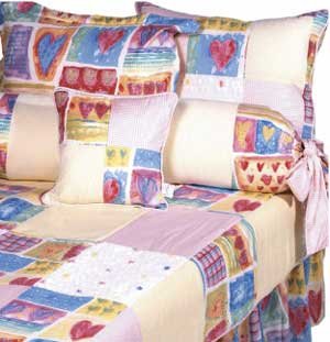 Two Hearts Bunk Bed Hugger