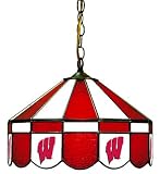 16 Swag Hanging Lamp Light University of Wisconsin Badgers - Free Shipping