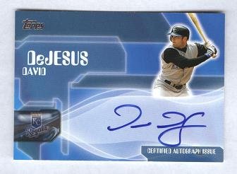 David DeJesus 2004 Topps Certified Autograph Issue Card #TA-DD Kansas City Royals
