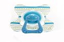 Large Dental Soother Solid Green Print 6+ months