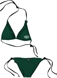 New York Jets Women's Green Ruffled String Bikini