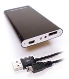 read full review Ex Point BDR-313B Emergency eReader Charger with Retractable and Detachable Cable - Black