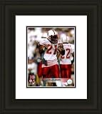 Framed Mike Brown Nebraska Cornhuskers Photo - Black Double Mat