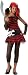 California Costumes Teens Pirate Cutie Costume,Red/Black,X-Large