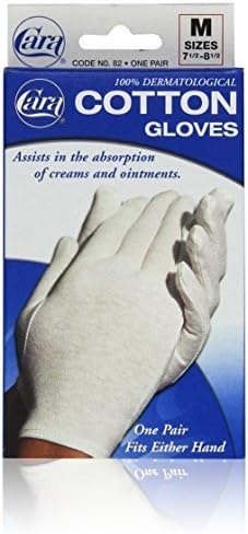 Dermatological cotton gloves - medium, no 82 - 1 pair by Dermatological