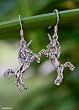 Earrings, 'Dance of the Unicorns' Earrings, 'Dance of the Unicorns'