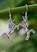 Earrings, 'Dance of the Unicorns'