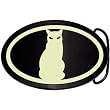 Glow in the Dark Cat Belt Buckle