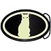 Glow in the Dark Cat Belt Buckle