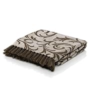 Scroll Chenille Throw