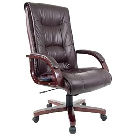 Leather Office Chair - High Back Executive Contemporary Massaging Swivel Chair - BT-9979-MASS-BY-GG
