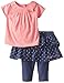Calvin Klein Baby-Girls Newborn Pink Top with Denim Skeggings