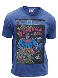 Junk Food Superman Comic 2001 Light Navy Adult T-shirt Tee