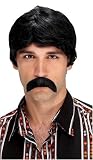 Classic Walrus Style Black Moustache Costume Accessory