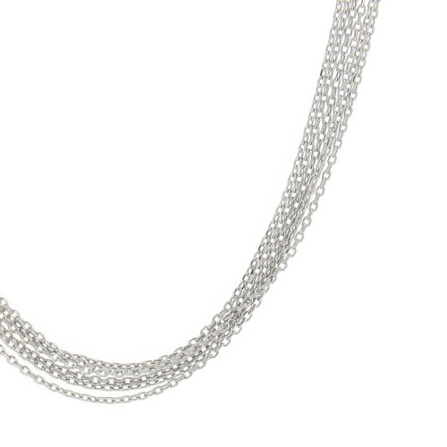 Karat Platinum 6-Strand Necklace, 17