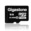 Perixx-Gigastone Carte m�moire microSDHC avec adaptateur SD - Classe 4 - 16 Go