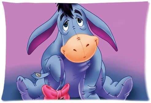 Cool Boys Eeyore the Pooh Winnie Customized Personalized Queen Size Pillow Cases Cushion Case Cover Size 20 Inches