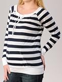 A Pea in the Pod Collection: Splendid Long Sleeve Scoop Neck Drawstring Maternity T Shirt
