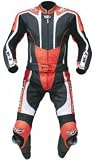 Details zu "BERIK LS2-5904-BK, Lederkombi, schwarz/rot, Gr.52"