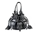 Sac à main en cuir femme, Black Pearl Superior, Anthoni Crown