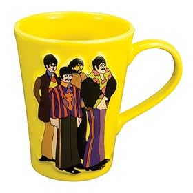BEATLES sculpted Yellow Submarine COFFEE MUG NEW by Vandor/Lyon Design