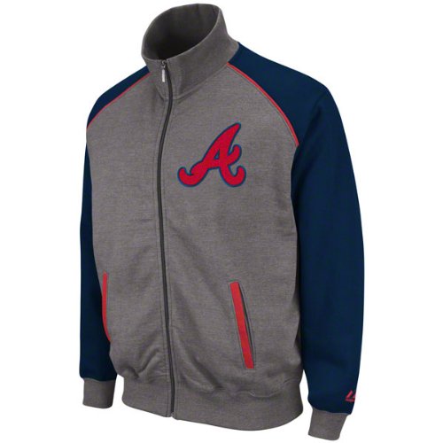 Atlanta Braves Granite Legendary Full-Zip Track Jacket