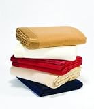 100% Pure Cashmere Queen Blankets (90"x100") - Peach Couture (Navy Blue)