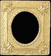 Dollhouse Miniature Gold Resin Frame