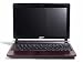 Acer Aspire One AOD250-1610 10.1-Inch Ruby Red Netbook - 6.5 Hour Battery Life