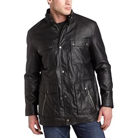 Perry Ellis Men's Moto 4 Pocket Jacket