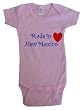 MADE IN NEW MEXICO - NEW MEXICO BABY - State-series - White, Blue or Pink Onesie / Baby T-shirt