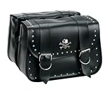Waterproof Advanced Motorcycle Saddlebag stud/skulls