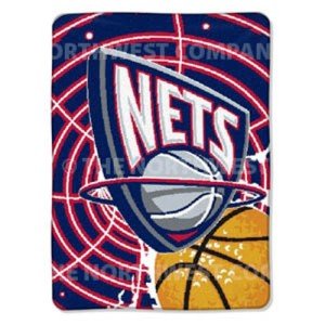 NBA 60 x 80 Super Plush Throw - New Jersey Nets
